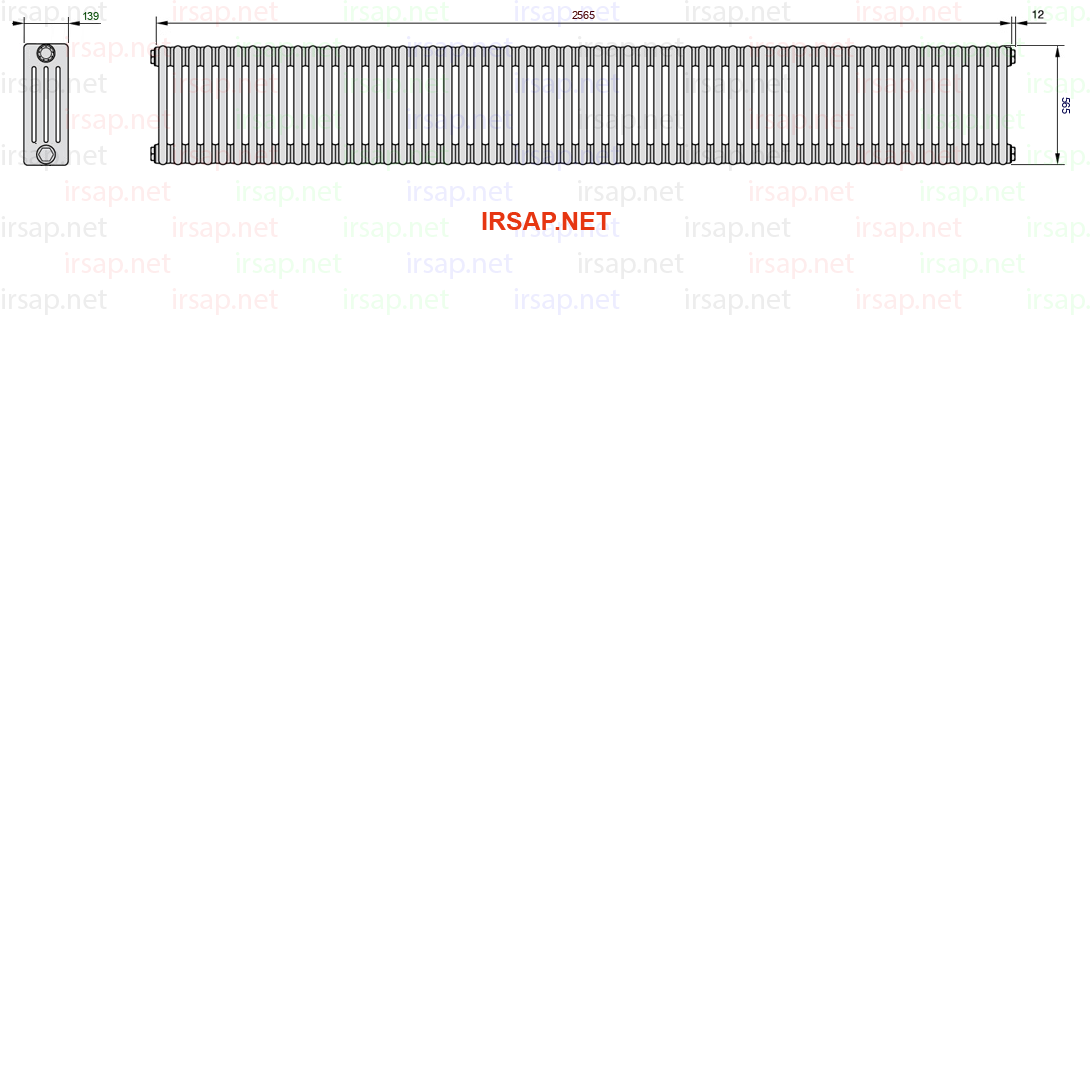 Радиатор IRSAP Tesi 40565/57 T23 CL 01